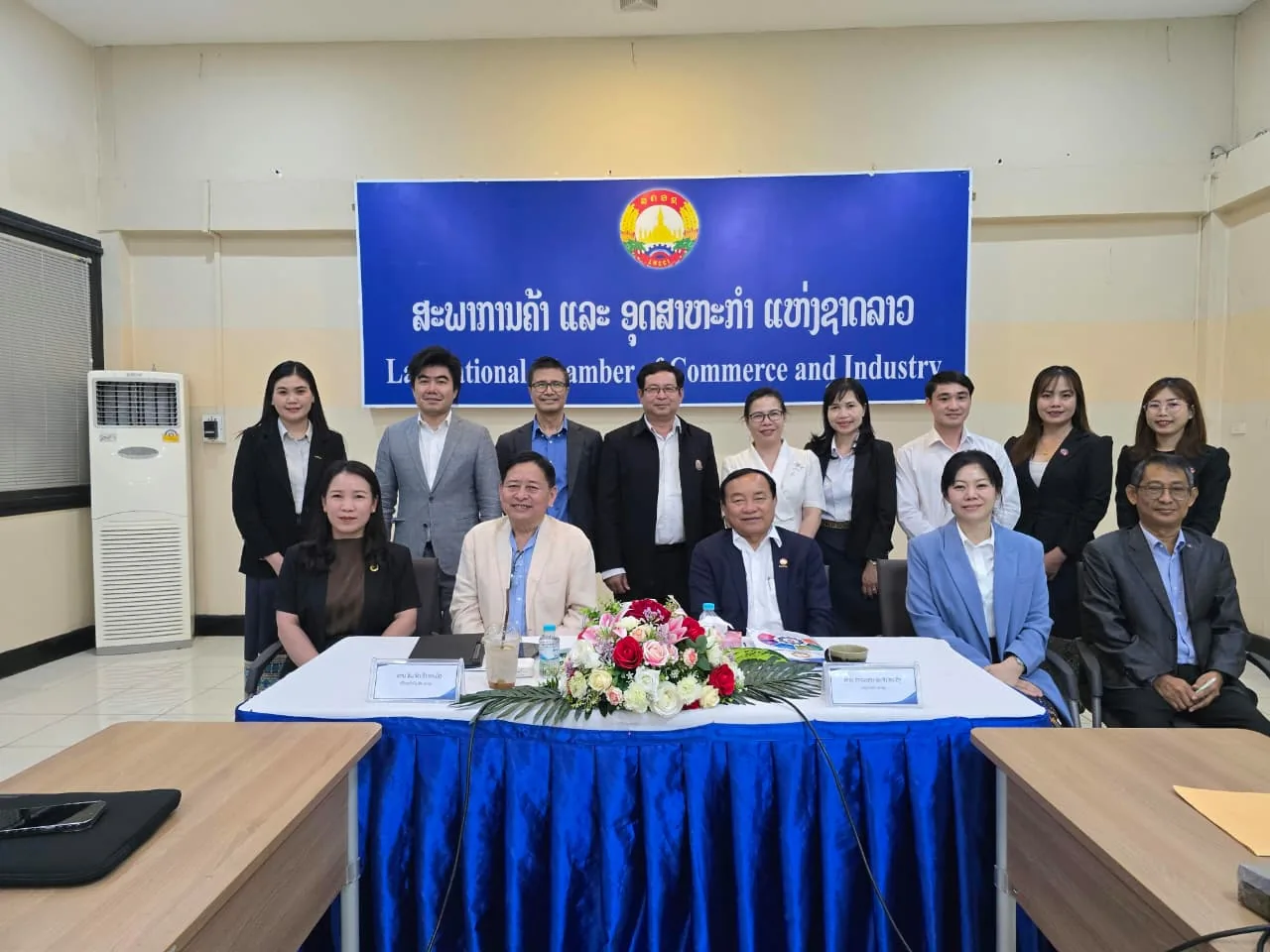 Sounay Phothisane at the LNCCI SME Service Center board